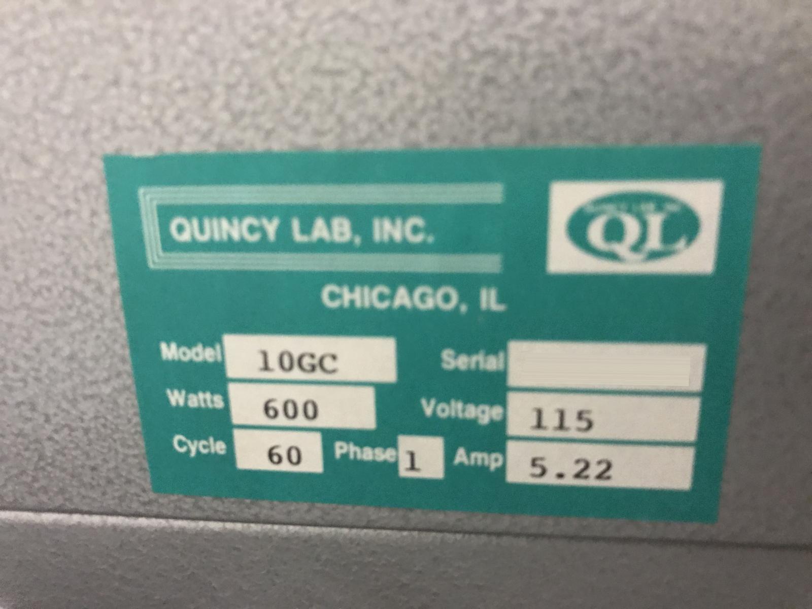 Photo Used QUINCY 10 GC For Sale