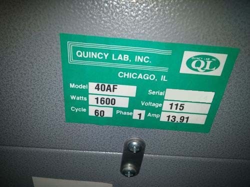 Photo Used QUINCY 40AF For Sale