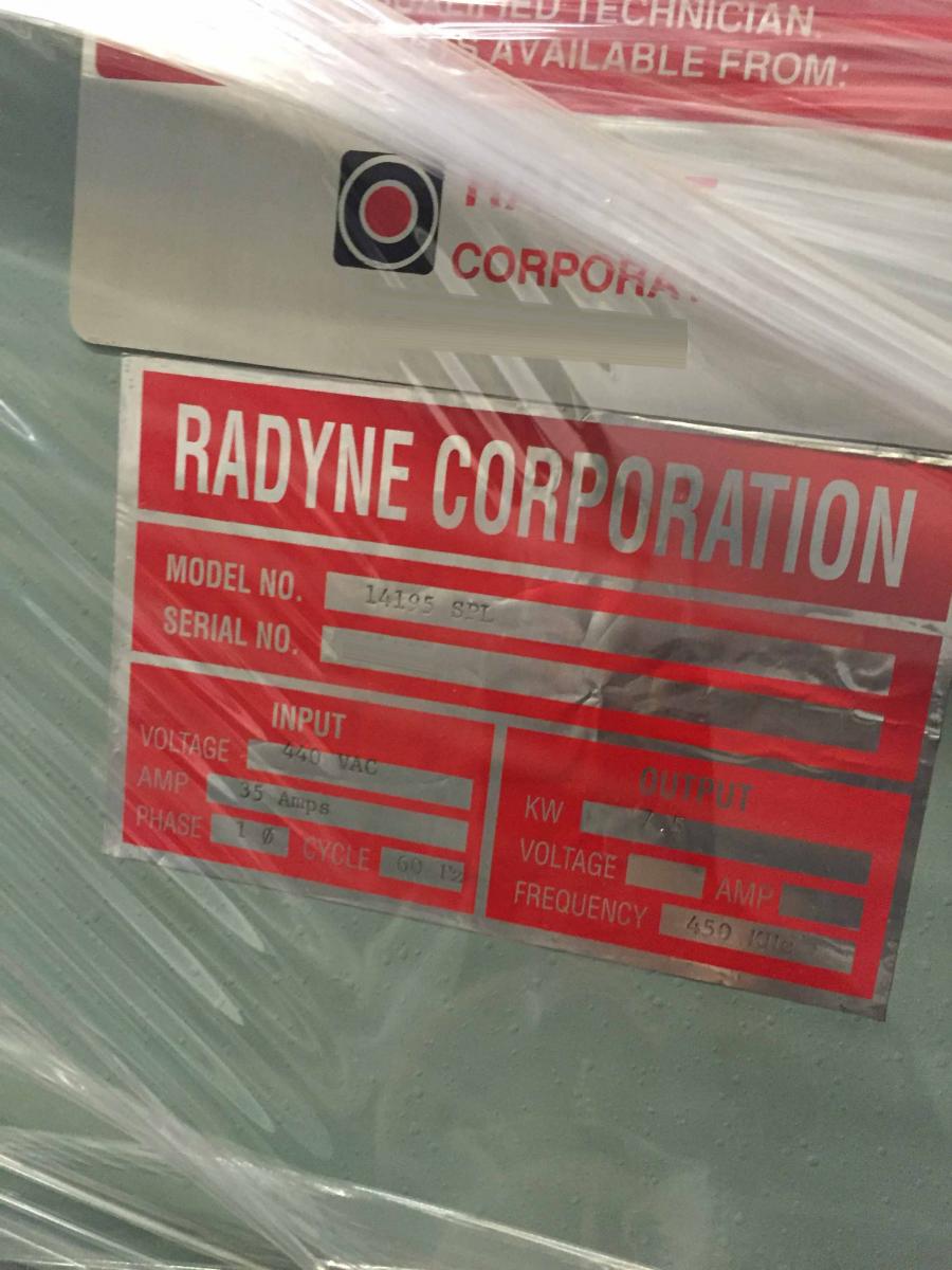 フォト（写真） 使用される RADYNE CORPORATION 14195 SPL 販売のために