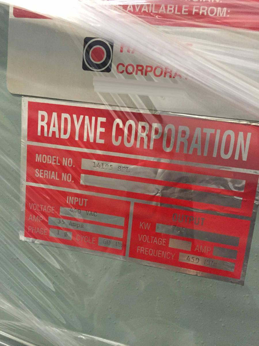 圖為 已使用的 RADYNE CORPORATION 14195 SPL 待售