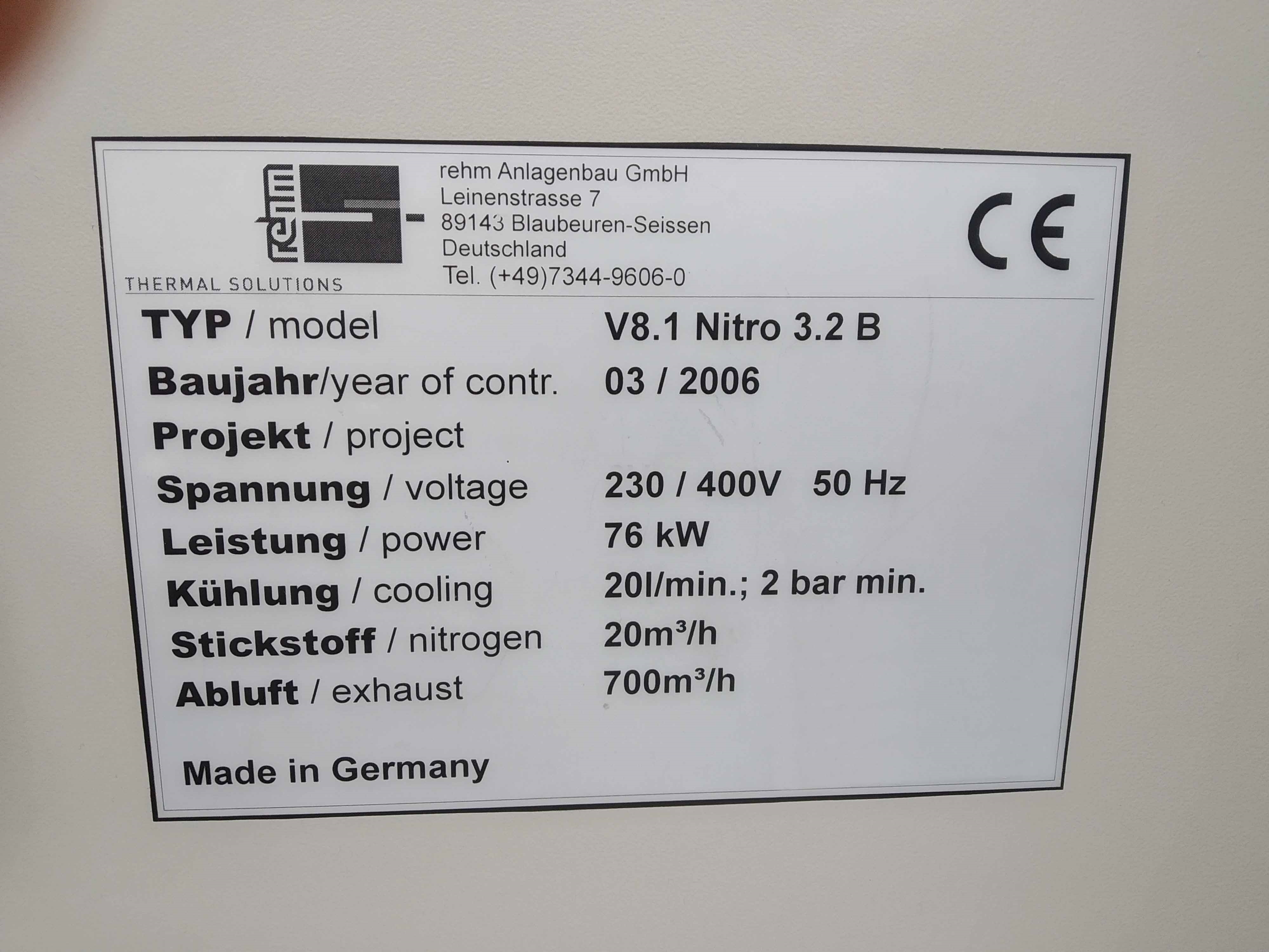 图为 已使用的 REHM V8 Nitro 3.2B 待售