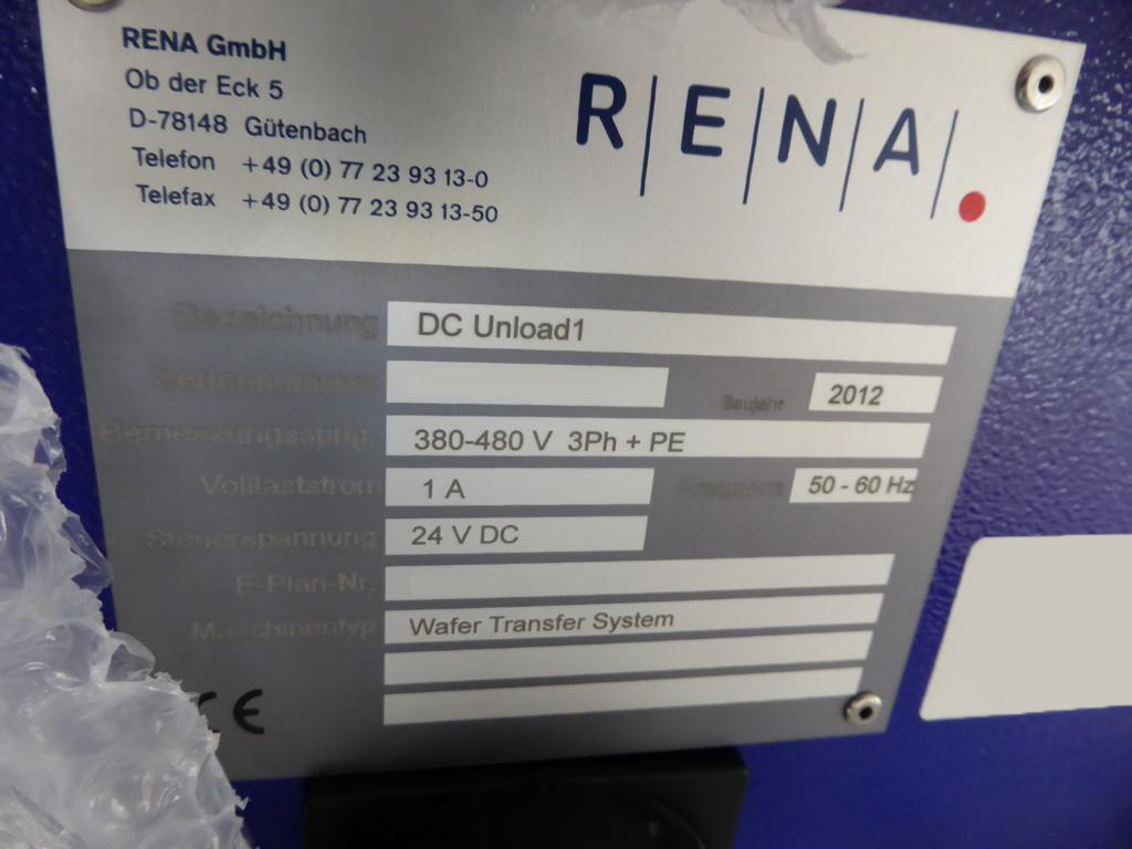Photo Used RENA DC Unload1 For Sale