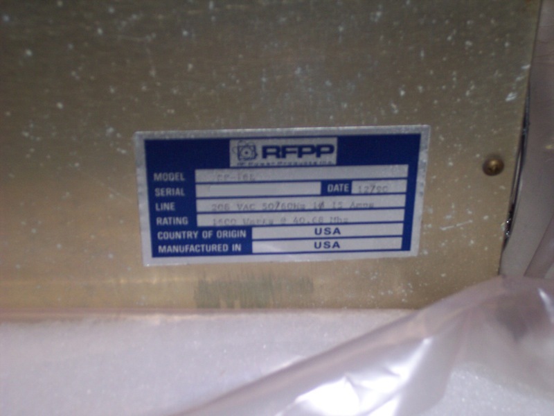 フォト（写真） 使用される RFPP ICP 16L 販売のために