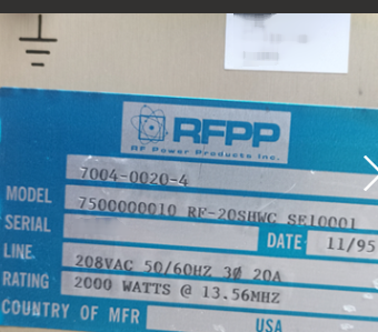 图为 已使用的 RFPP RF-20SHWC 待售