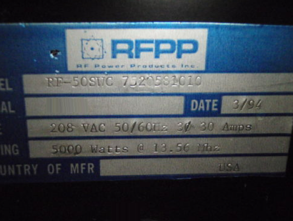 图为 已使用的 RFPP RF-50SWC 7520581010 待售