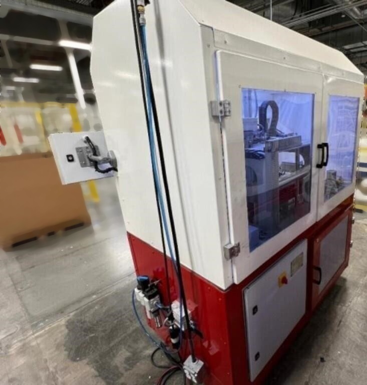 フォト（写真） 使用される RI AUTOMATIZACIÓN DE MÉXICO S.A. DE C.V. Short cloaking tape cutting machine 販売のために