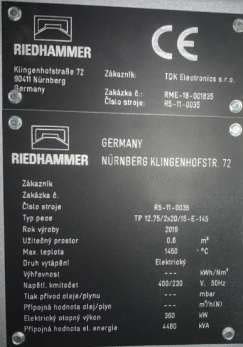 圖為 已使用的 RIEDHAMMER TP 12,75/2x20/15-E-145 待售