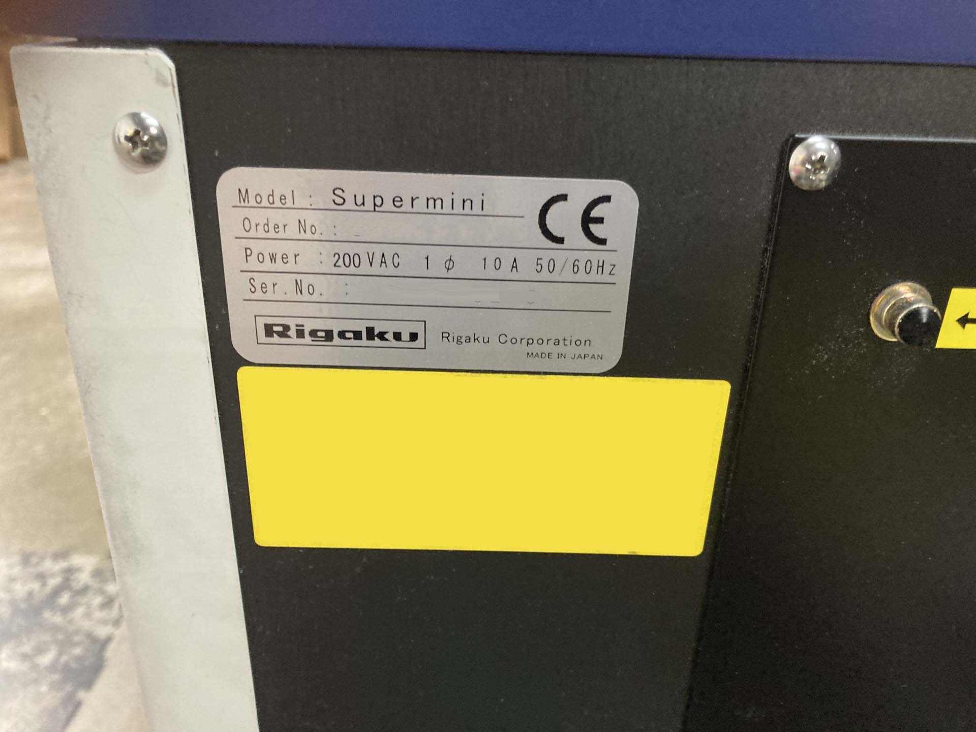 圖為 已使用的 RIGAKU Supermini 待售