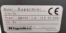 圖為 已使用的 RIGAKU Supermini 待售