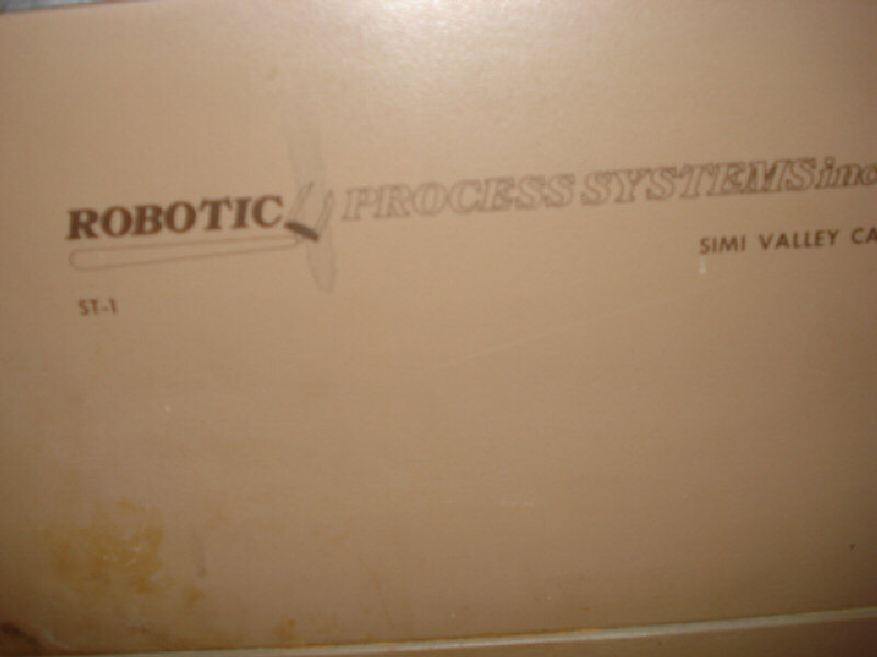 Photo Used ROBOTIC PROCESS SYSTEMS / RPS ST-1 For Sale