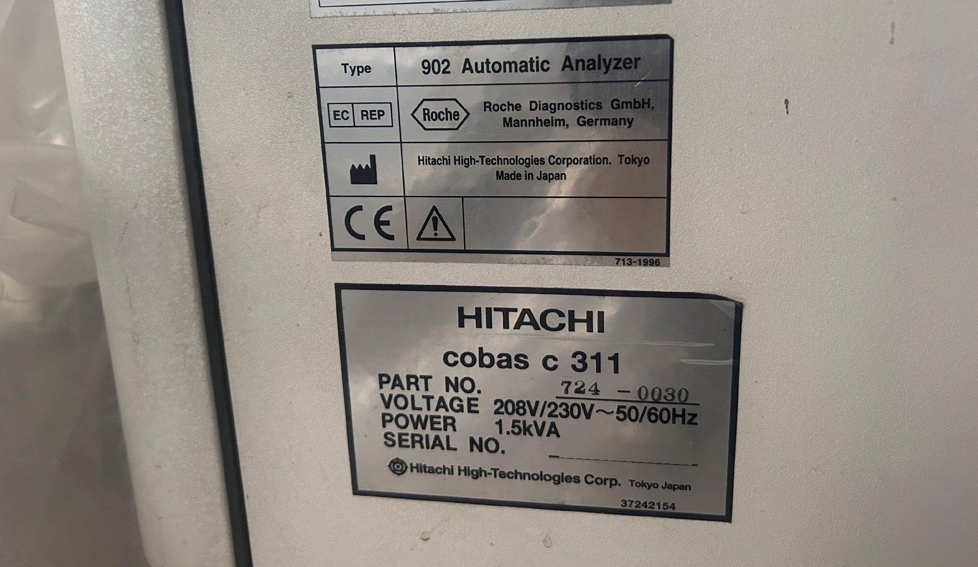 フォト（写真） 使用される ROCHE / HITACHI Cobas c 311 販売のために