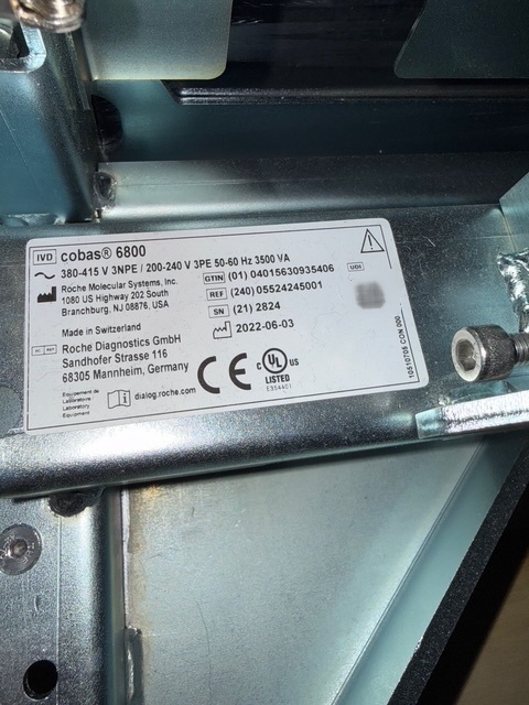 Foto Verwendet ROCHE Cobas 6800 Zum Verkauf