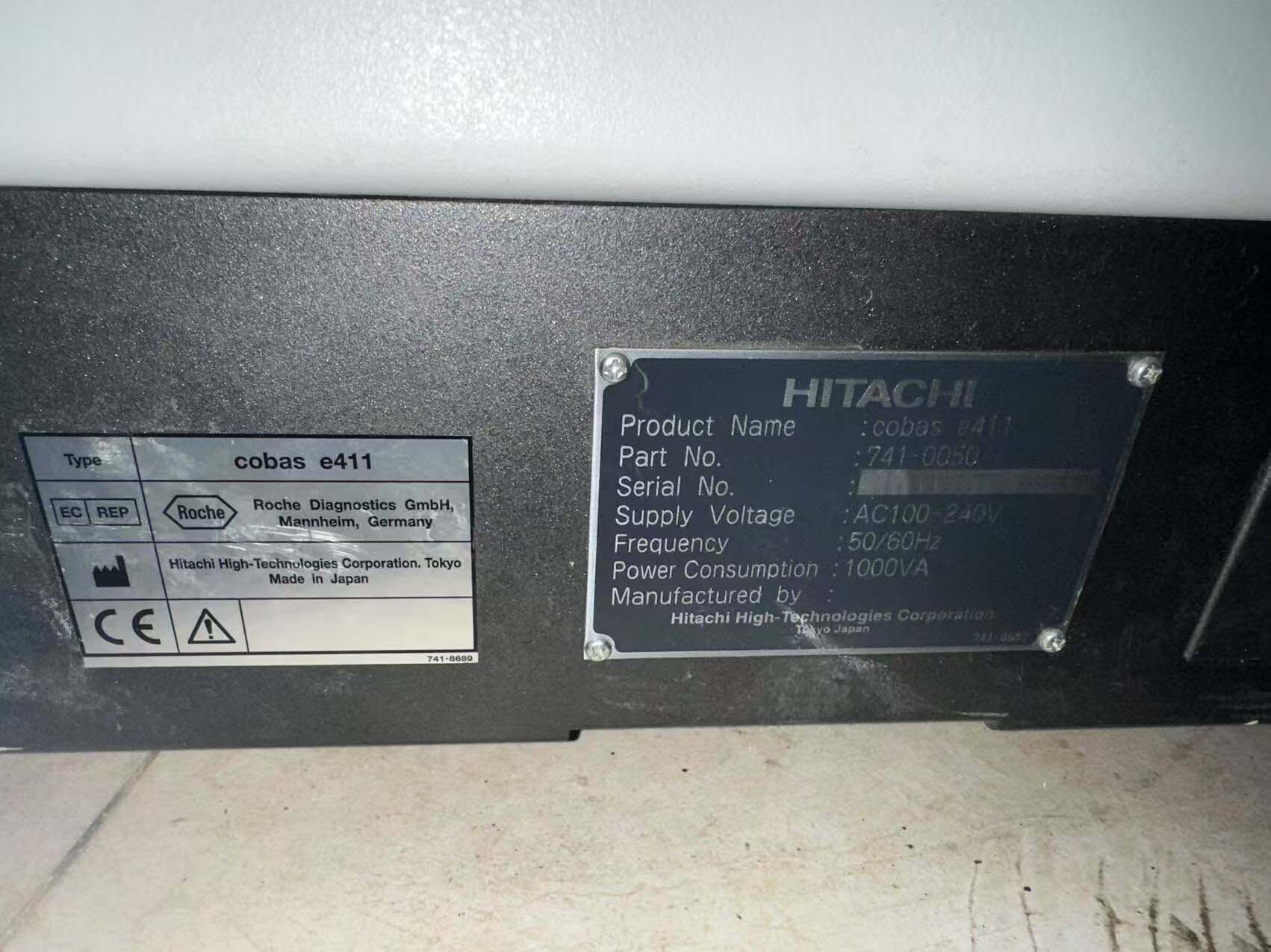 ROCHE Cobas E411 실험실 장비 & 액세서리 판매 가격 #293771860, 2012에 사용됨 > CAE에서 구매