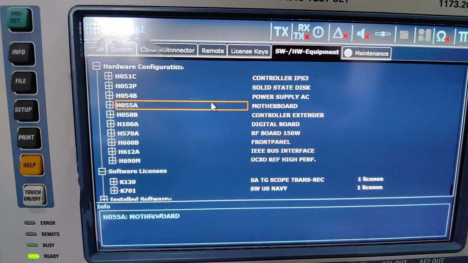사진 사용됨 ROHDE & SCHWARZ CMA 180 판매용