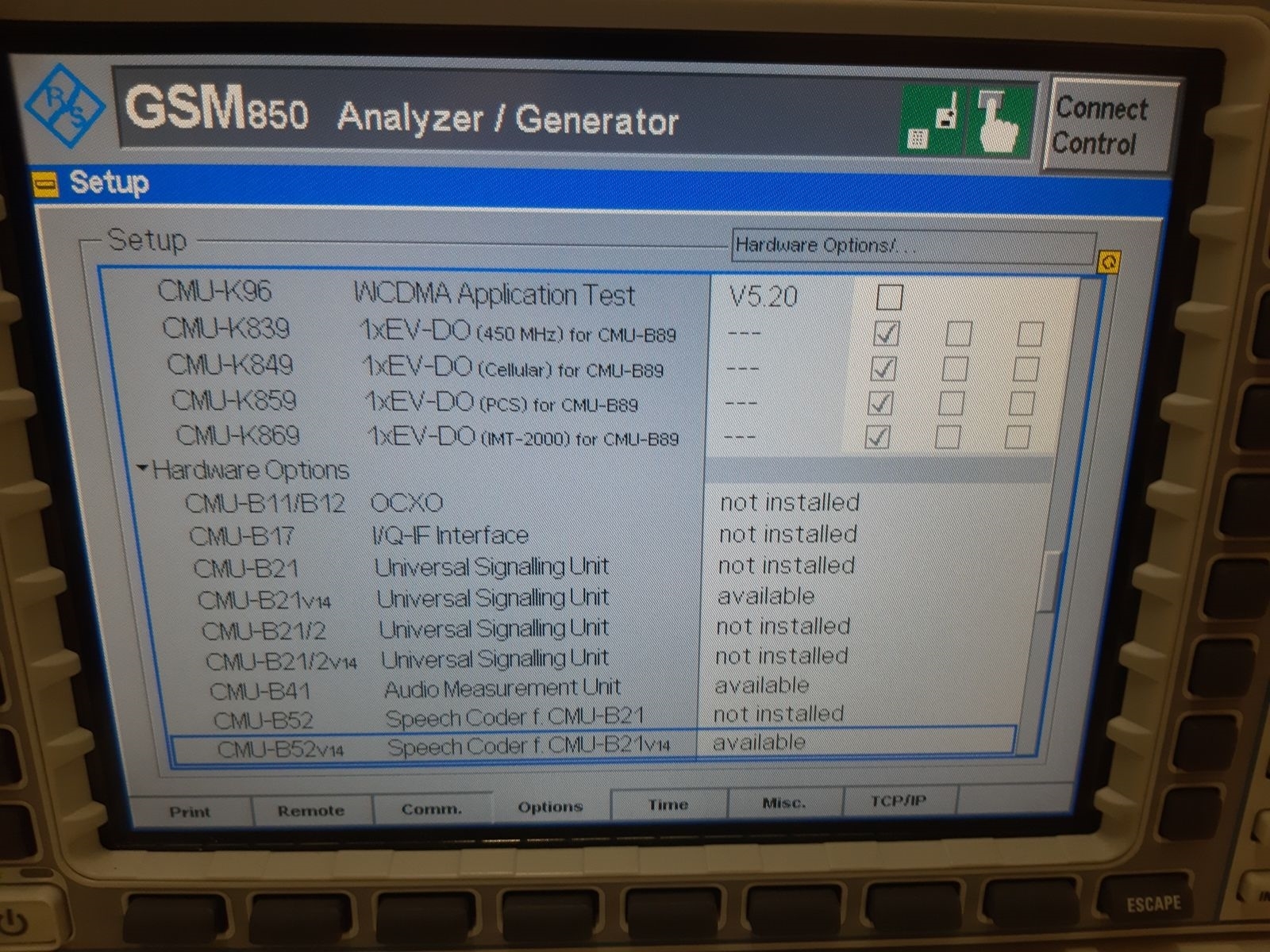 圖為 已使用的 ROHDE & SCHWARZ CMU 200 待售