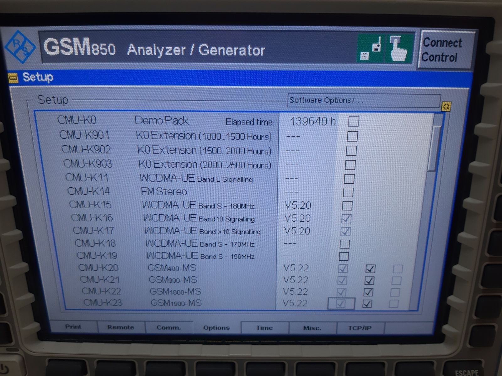 사진 사용됨 ROHDE & SCHWARZ CMU 200 판매용