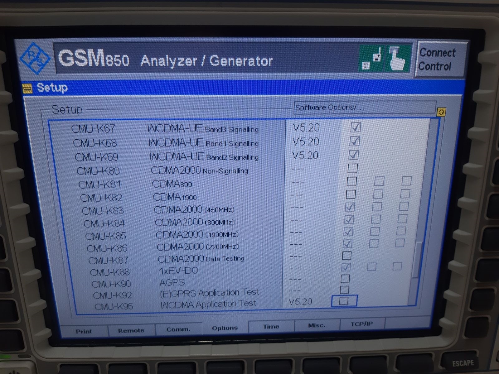 Foto Verwendet ROHDE & SCHWARZ CMU 200 Zum Verkauf