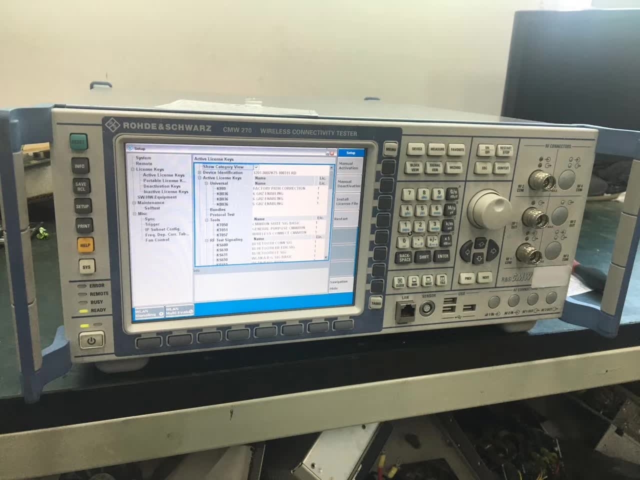 Photo Used ROHDE & SCHWARZ CMW 270 For Sale