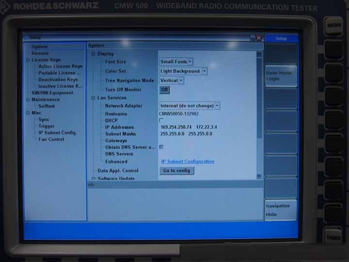 Photo Used ROHDE & SCHWARZ CMW 500 For Sale