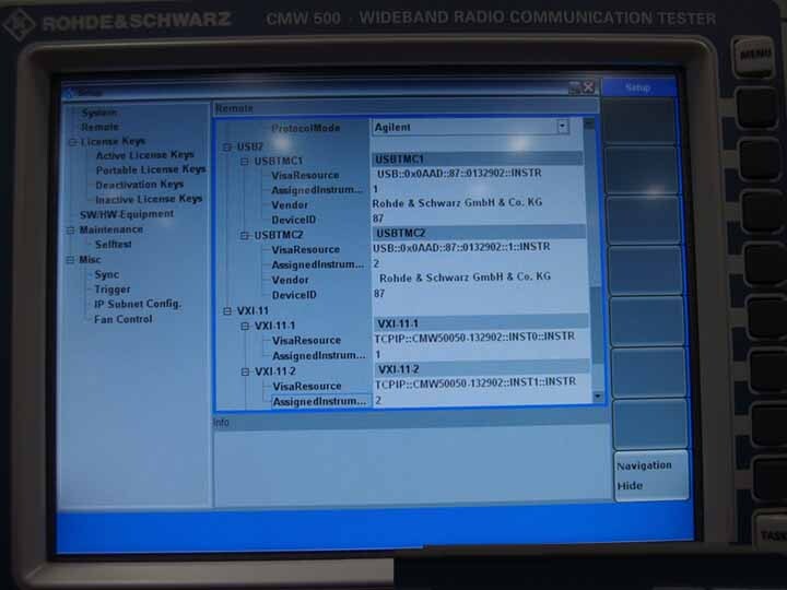 Photo Used ROHDE & SCHWARZ CMW 500 For Sale