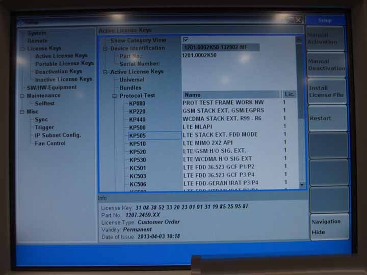 Photo Used ROHDE & SCHWARZ CMW 500 For Sale