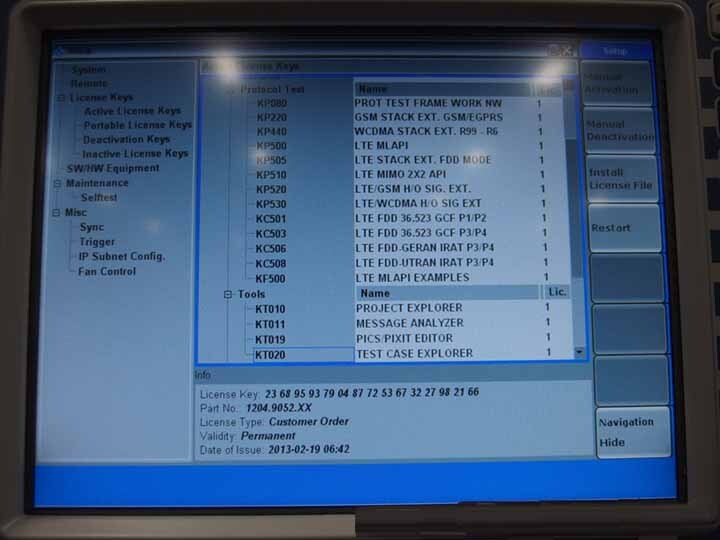 Photo Used ROHDE & SCHWARZ CMW 500 For Sale