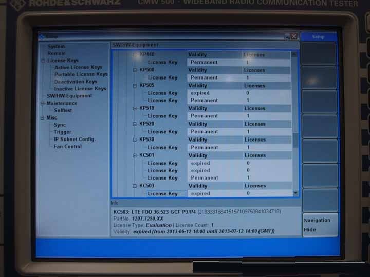 사진 사용됨 ROHDE & SCHWARZ CMW 500 판매용