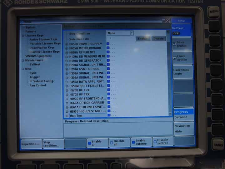 Photo Used ROHDE & SCHWARZ CMW 500 For Sale