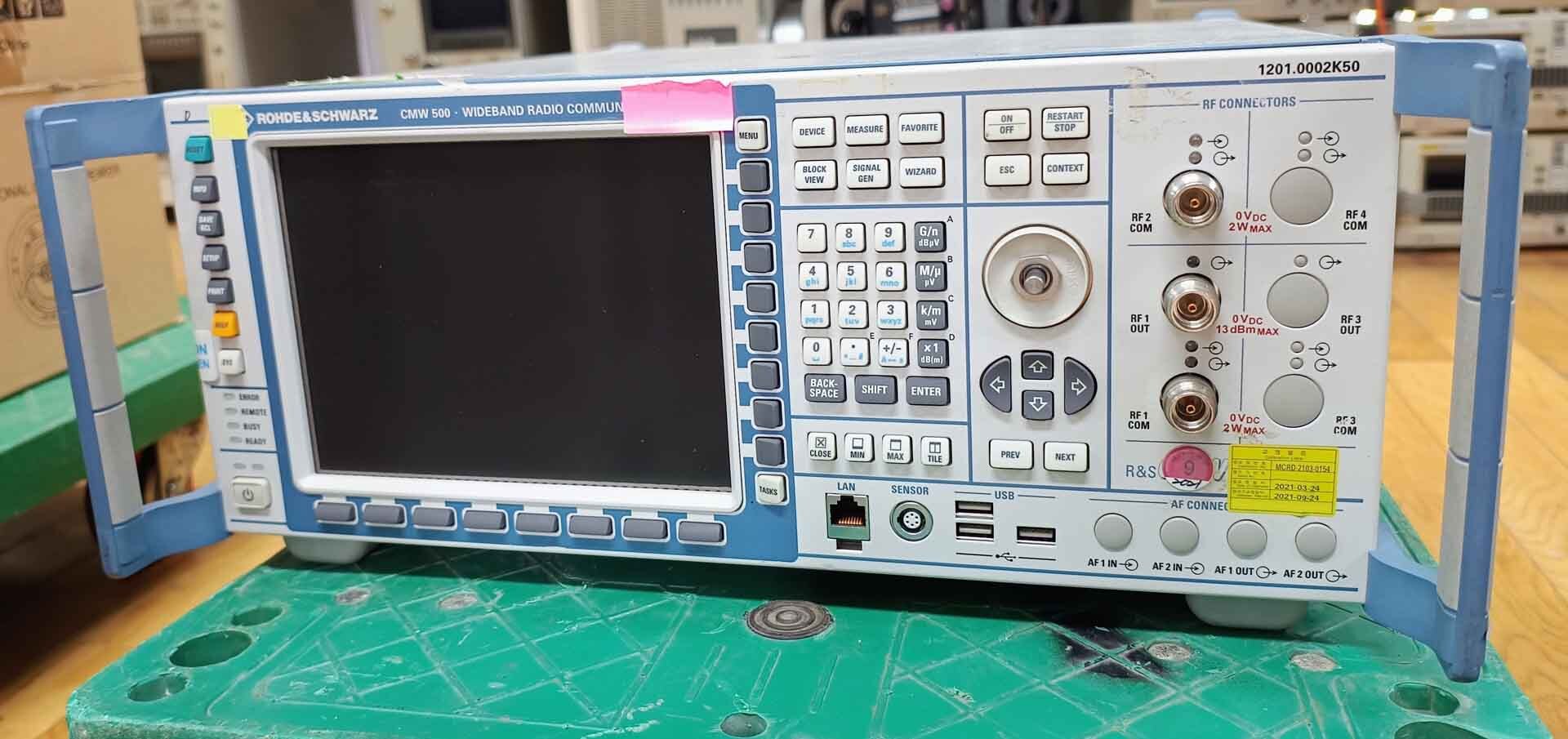 Photo Used ROHDE & SCHWARZ CMW 500 For Sale