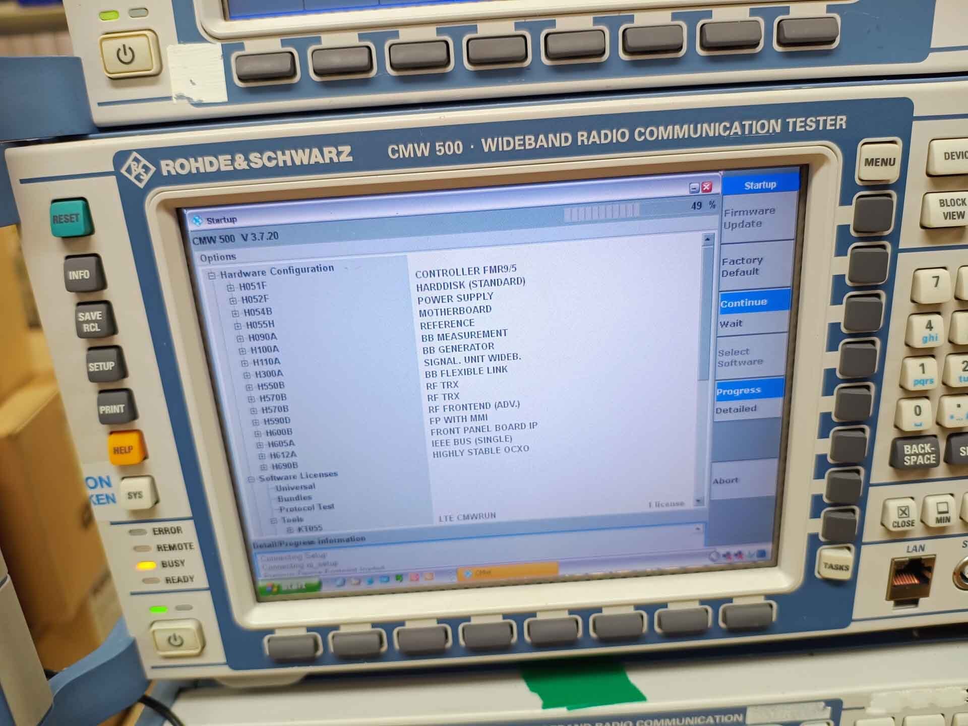 Photo Used ROHDE & SCHWARZ CMW 500 For Sale