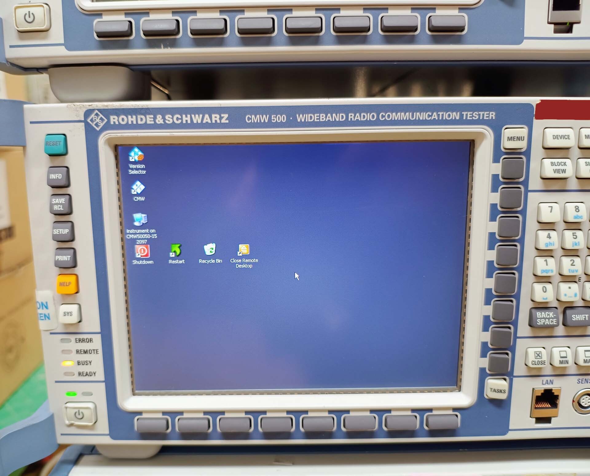 Photo Used ROHDE & SCHWARZ CMW 500 For Sale