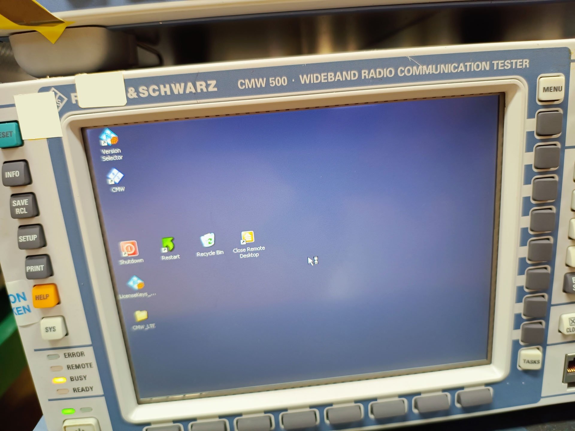 Photo Used ROHDE & SCHWARZ CMW 500 For Sale