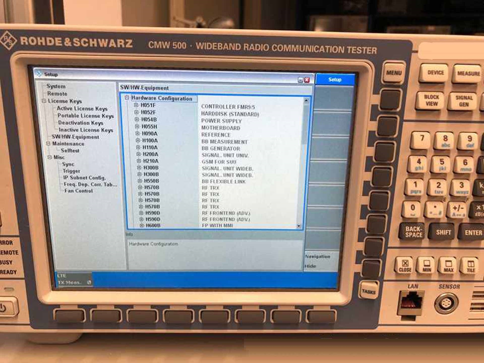 Photo Used ROHDE & SCHWARZ CMW 500 For Sale