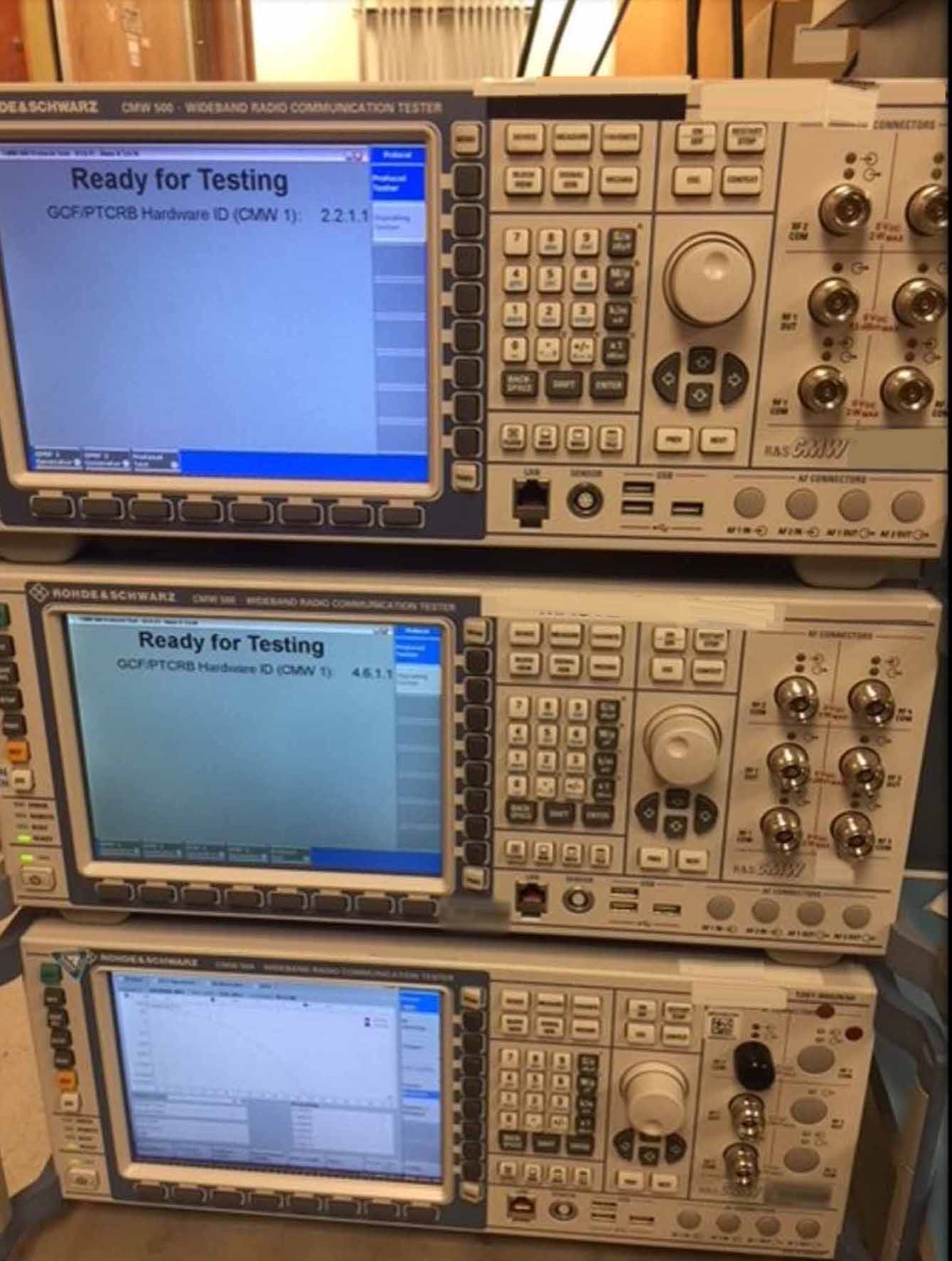 Photo Used ROHDE & SCHWARZ CMW 500 For Sale