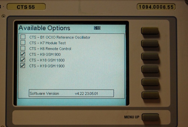 Photo Used ROHDE & SCHWARZ CTS 55 For Sale