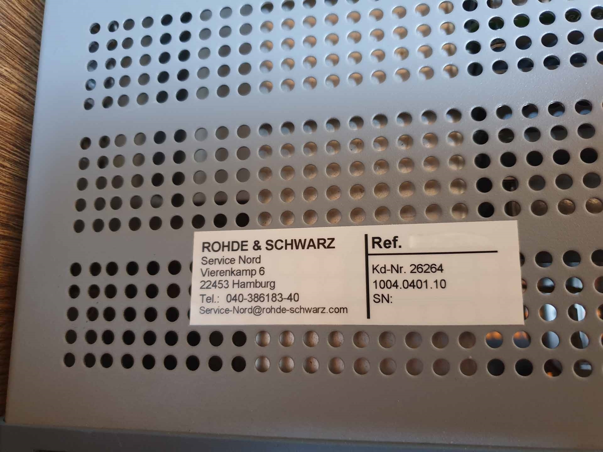 图为 已使用的 ROHDE & SCHWARZ ESHS 10 待售