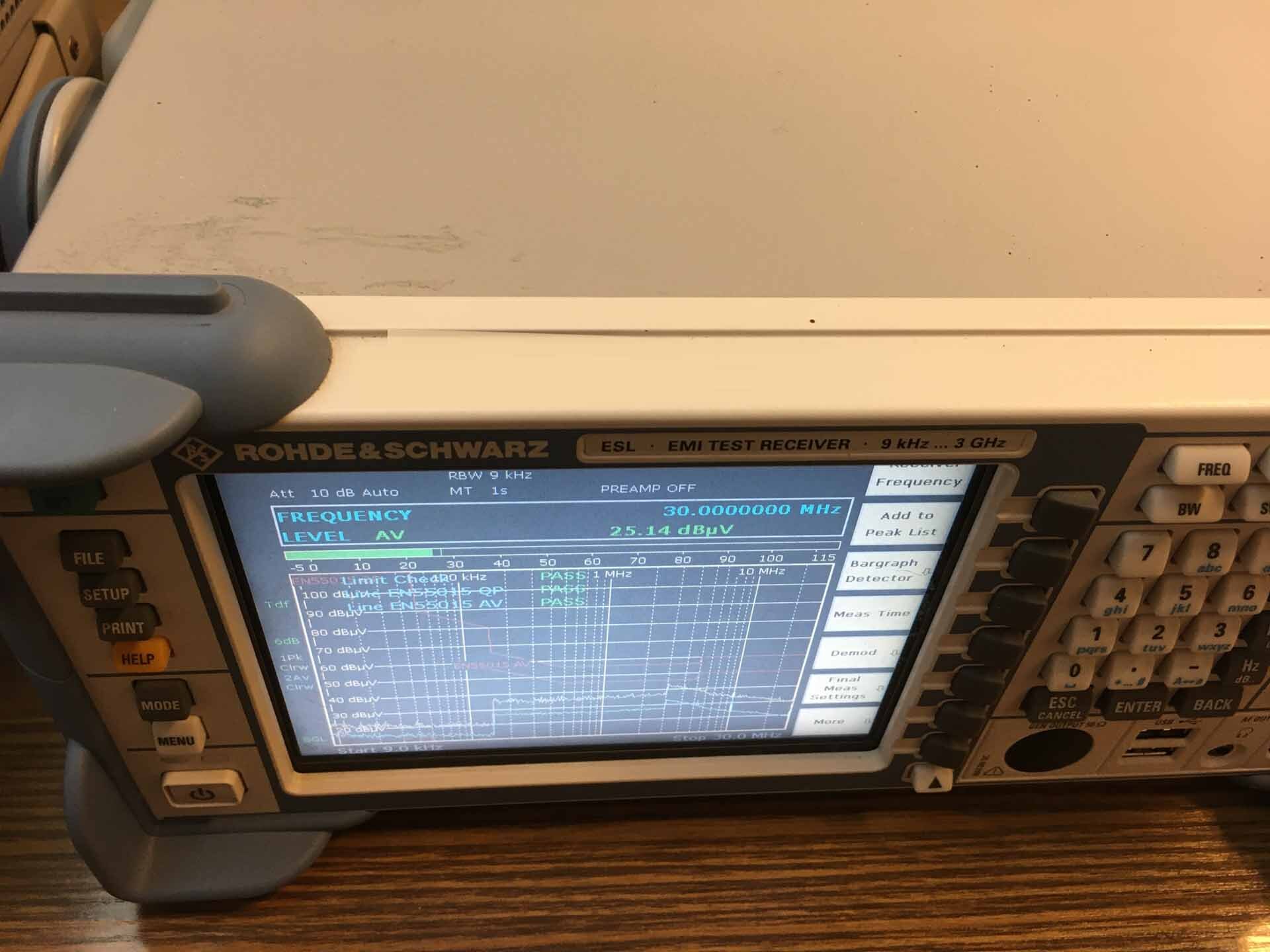 Foto Verwendet ROHDE & SCHWARZ ESL3 Zum Verkauf