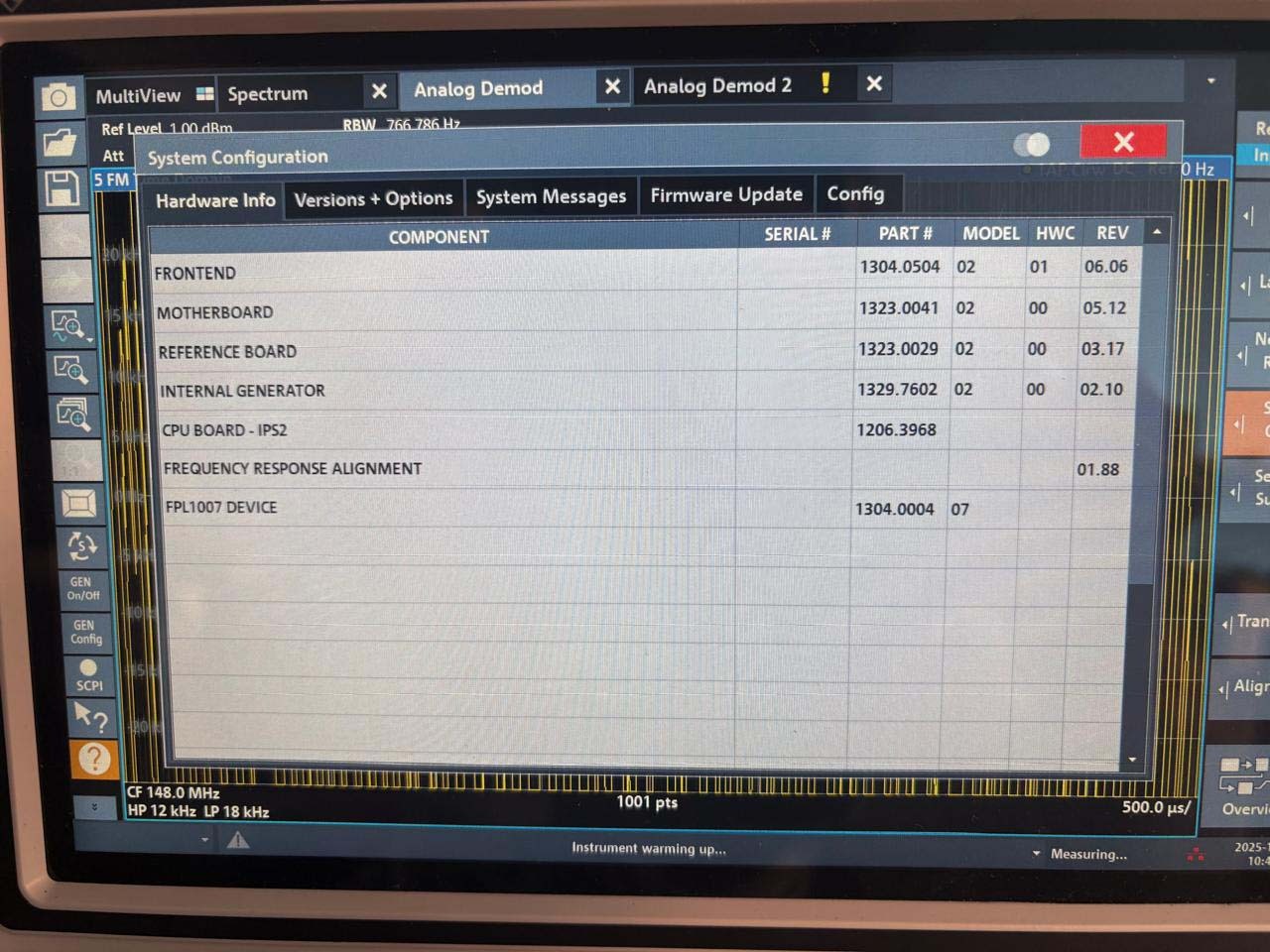 사진 사용됨 ROHDE & SCHWARZ FPL1000 판매용
