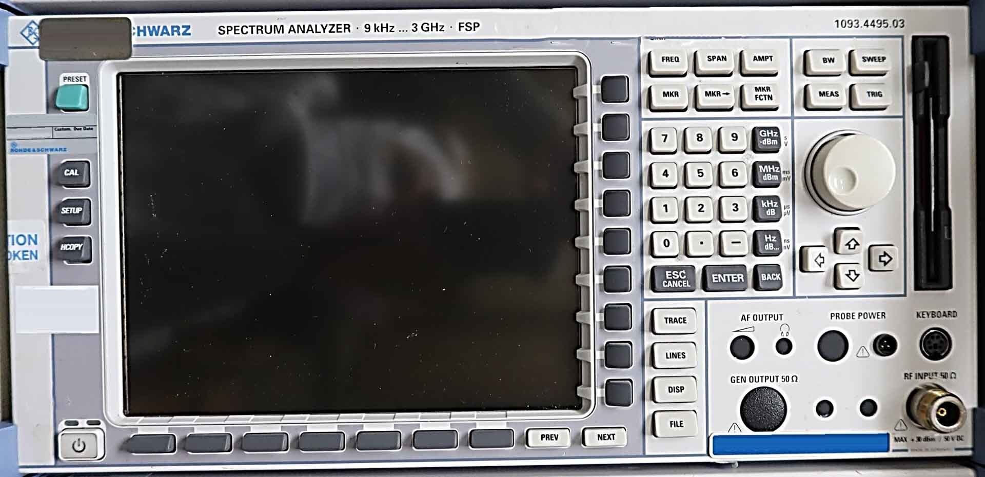 圖為 已使用的 ROHDE & SCHWARZ FSP3 待售