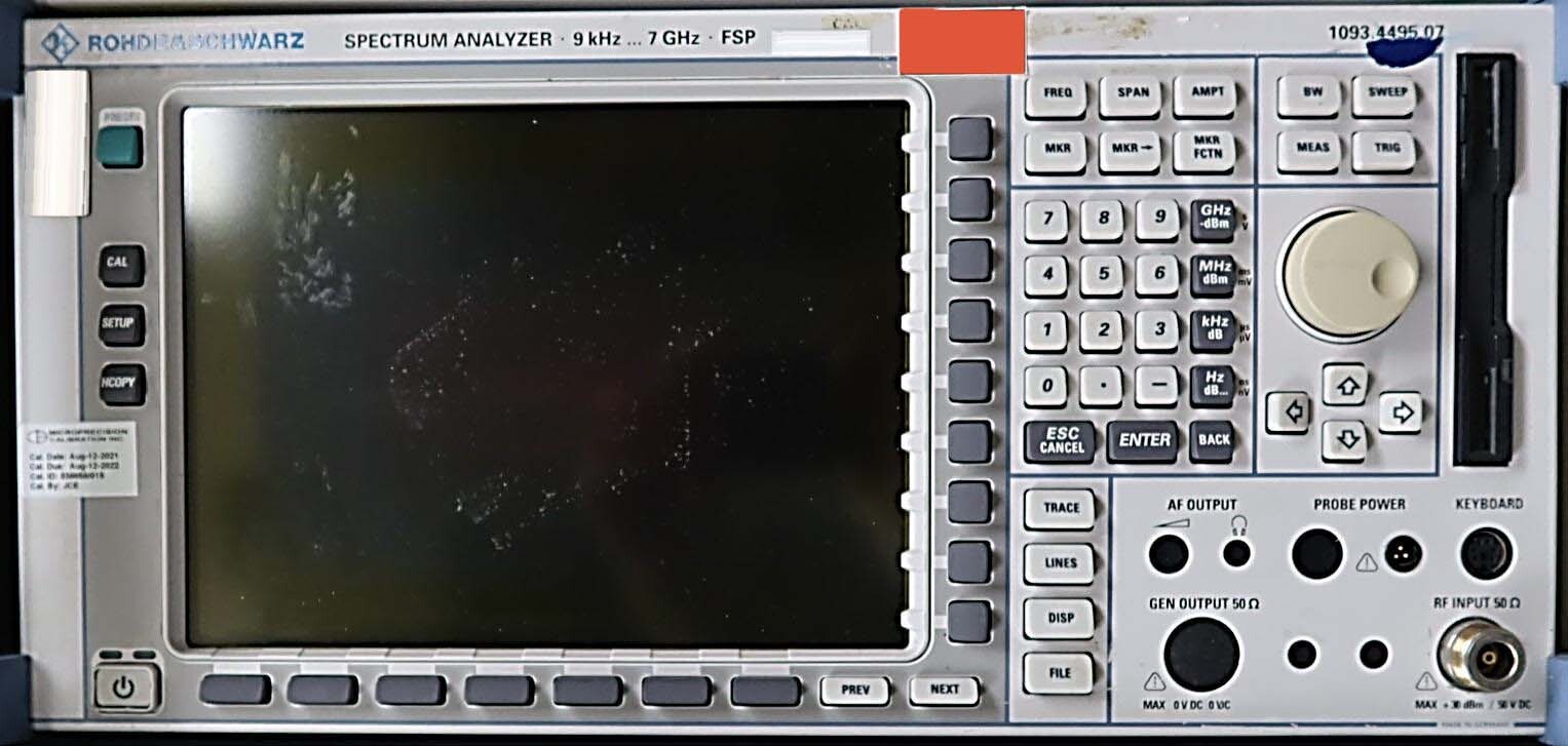 Foto Verwendet ROHDE & SCHWARZ FSP7 Zum Verkauf