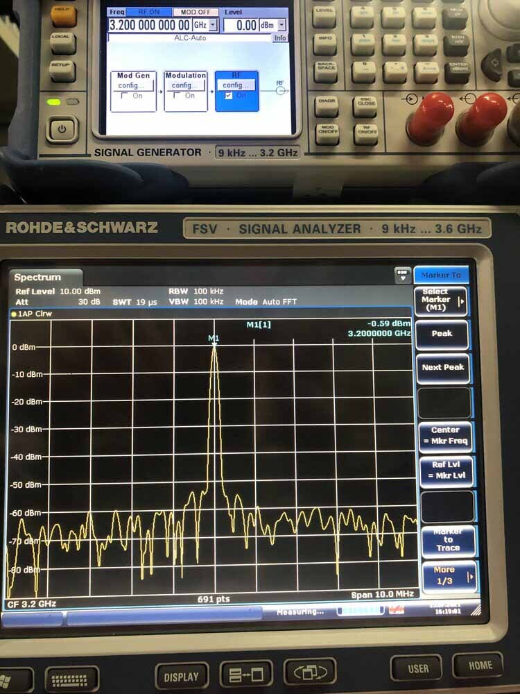 Photo Used ROHDE & SCHWARZ FSV For Sale