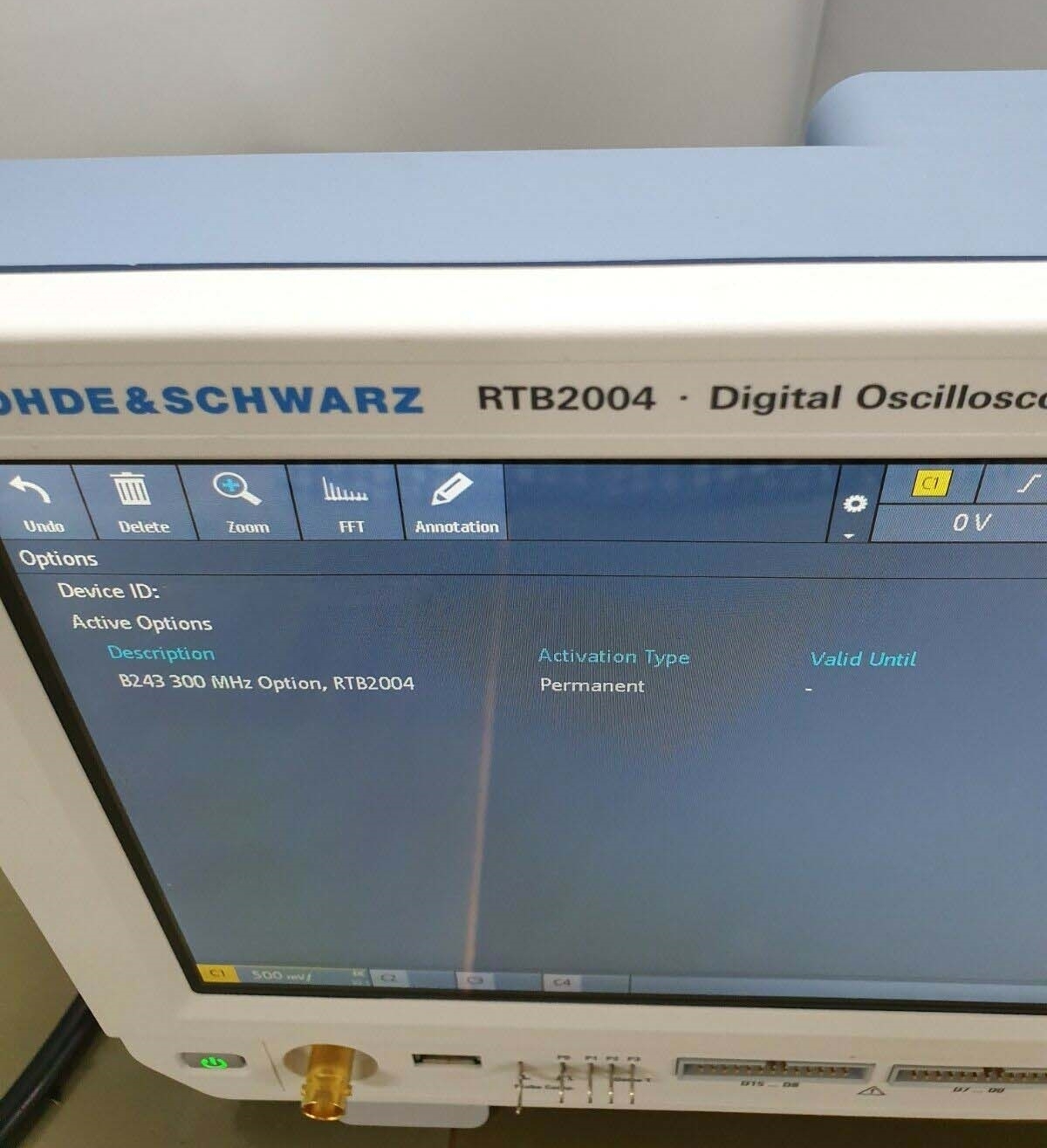 Photo Used ROHDE & SCHWARZ RTB2004 For Sale