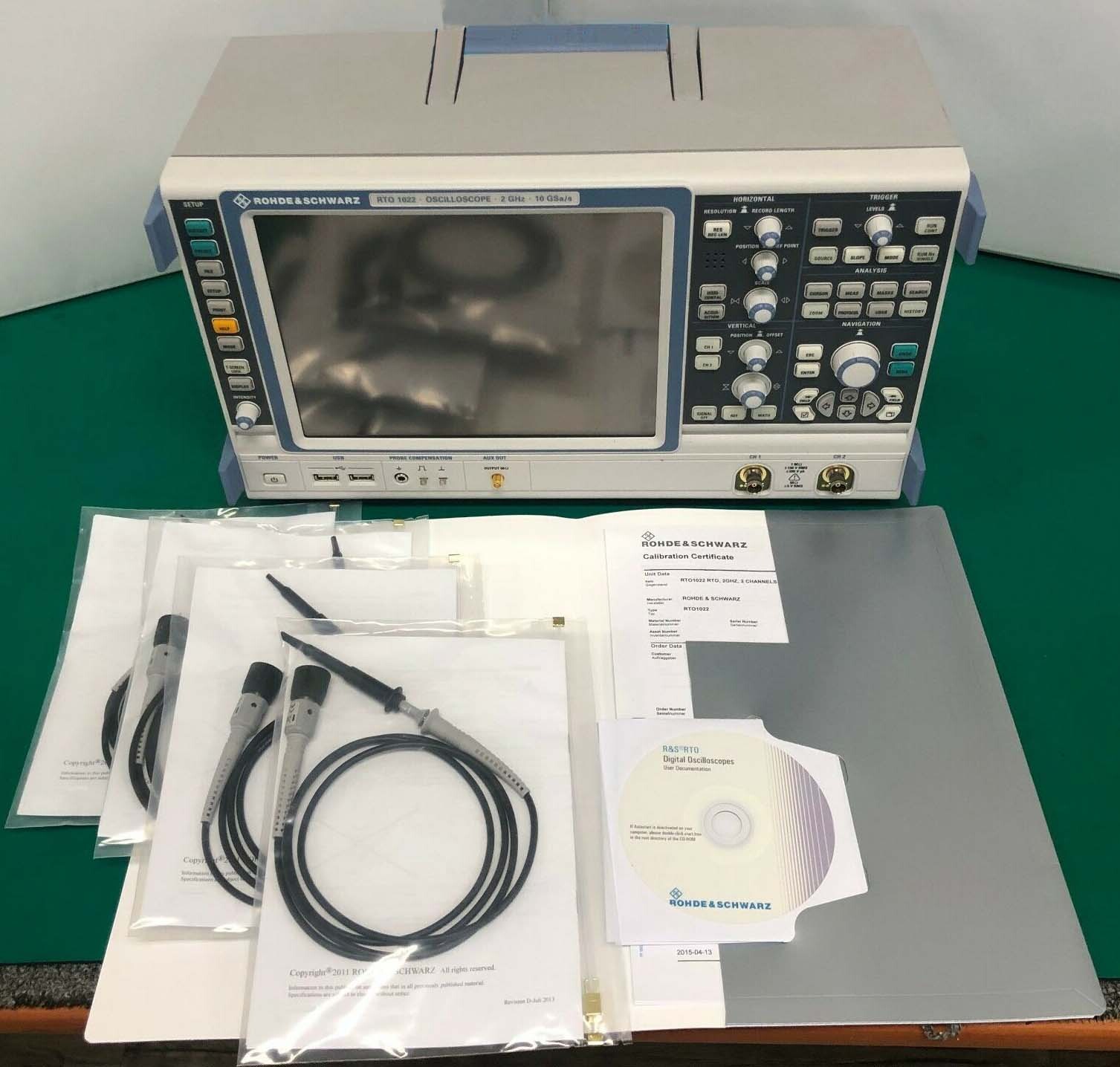 Photo Used ROHDE & SCHWARZ RTO1022 For Sale