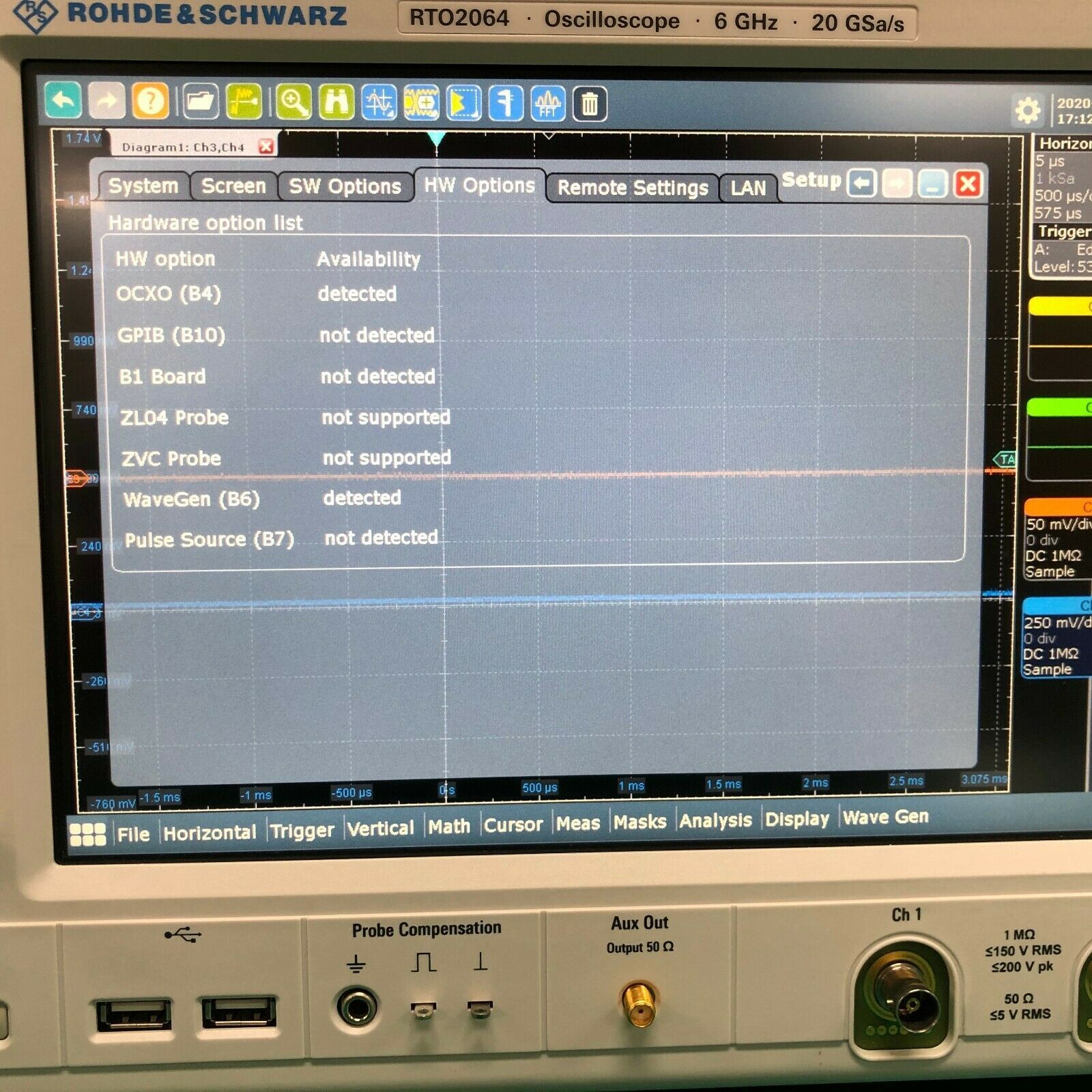 Photo Used ROHDE & SCHWARZ RTO2064 For Sale