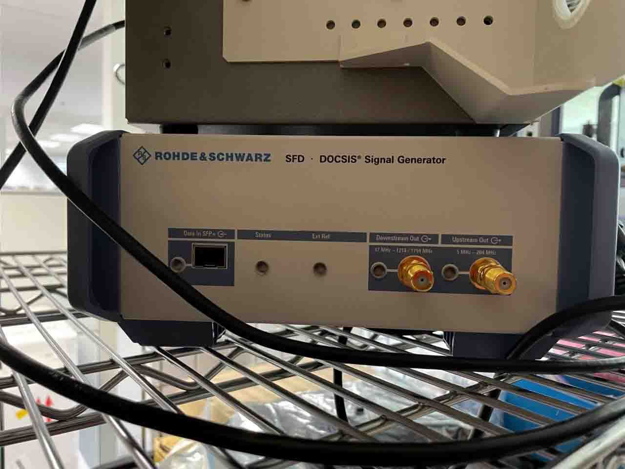 Photo Used ROHDE & SCHWARZ SFD-Docsis For Sale