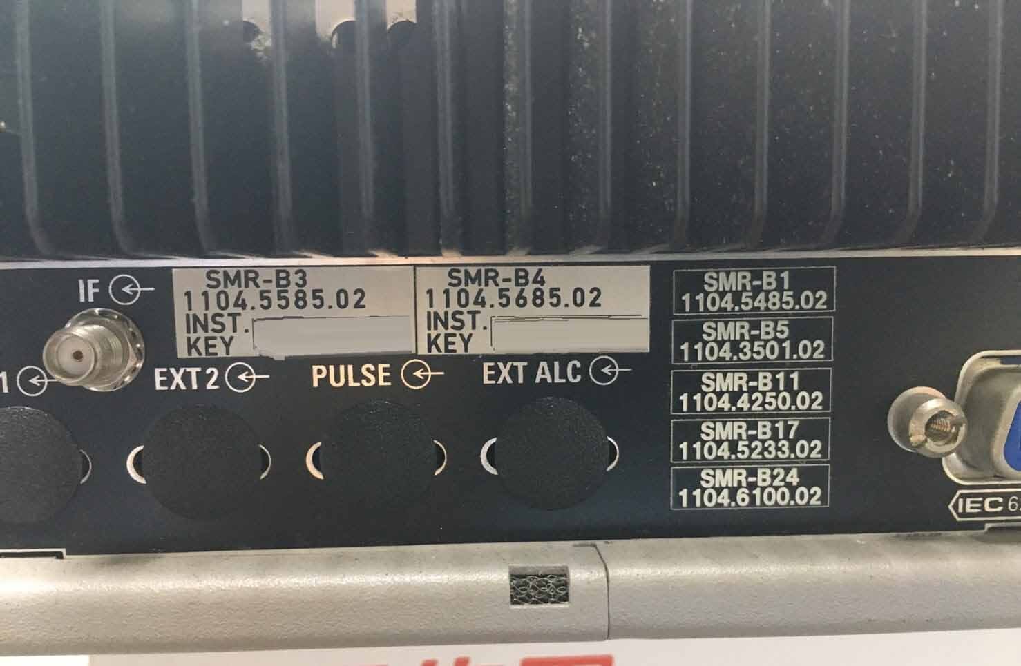 사진 사용됨 ROHDE & SCHWARZ SMR40 판매용