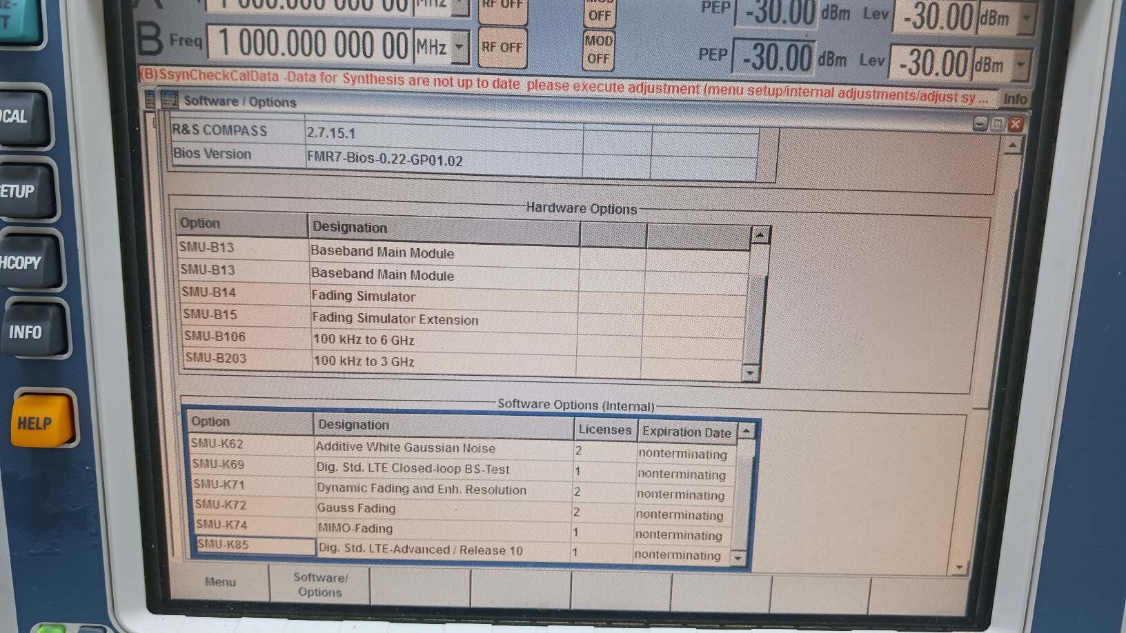 Foto Verwendet ROHDE & SCHWARZ SMU200A Zum Verkauf