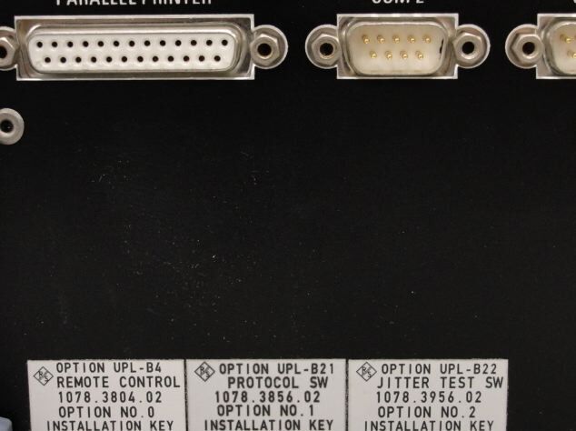 사진 사용됨 ROHDE & SCHWARZ UPL 66 판매용