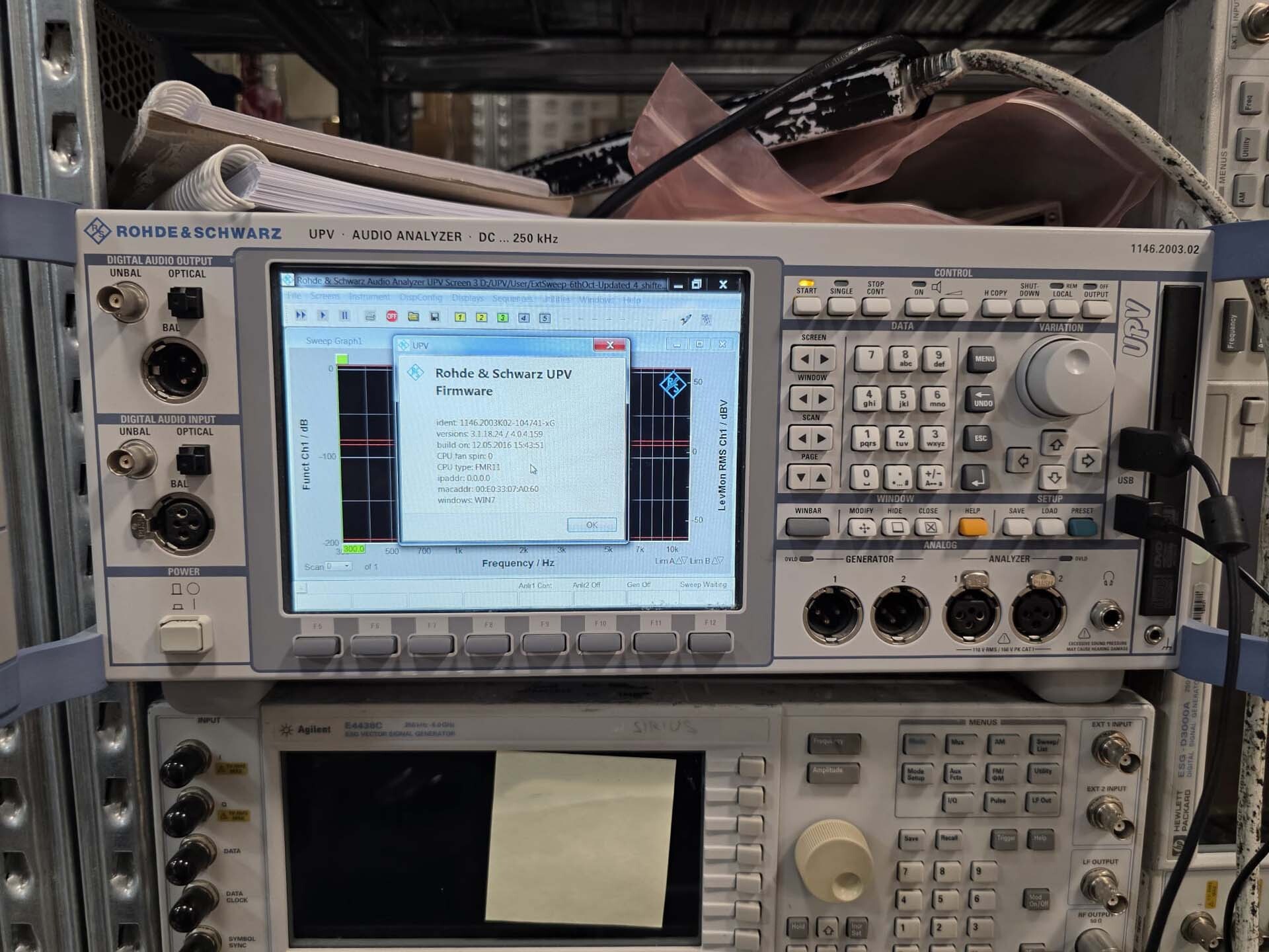 图为 已使用的 ROHDE & SCHWARZ UPV 待售