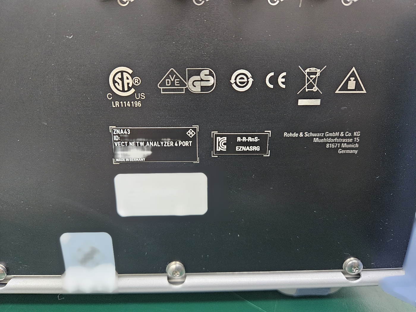 Photo Utilisé ROHDE & SCHWARZ ZNA43 À vendre